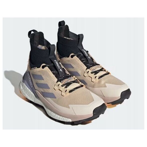 Γυναικεία παπούτσια πεζοπορίας adidas TERREX Free Hiker 2 - πορτοκαλί/άμμος/ασημί βιολετί