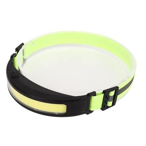 Φακός κεφαλής LED ENTAC, IP54, 5W, 350lm, επαναφορτιζόμενος, USB, +κόκκινο φως, με αισθητήρα