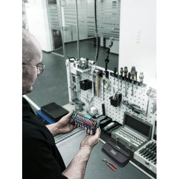 Σετ εργαλείων Wera Tool-Check Combi 1 με θήκη και πένσα Knipex Cobra, 40 τεμ