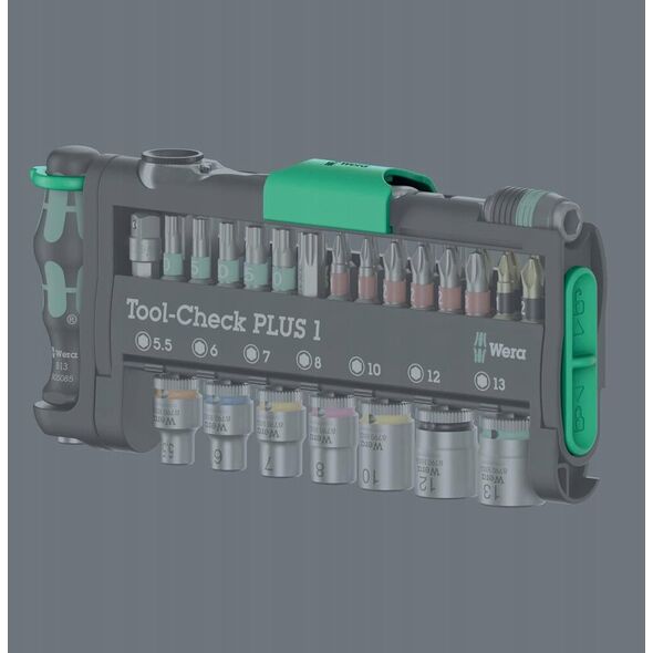 Σετ εργαλείων Wera Tool-Check Combi 1 με θήκη και πένσα Knipex Cobra, 40 τεμ