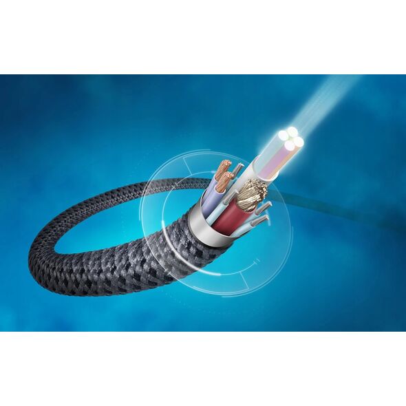 3.0M (10') USB4 (40Gb/s) Ενεργό Οπτικό Καλώδιο - Μαύρο