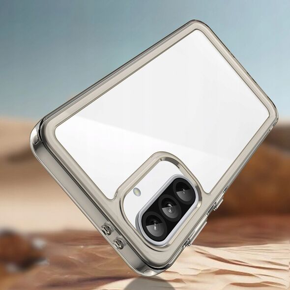 Θήκη Outer Space Case για Samsung Galaxy A26 κάλυμμα με ελαστικό πλαίσιο - ημιδιαφανές, μαύρο