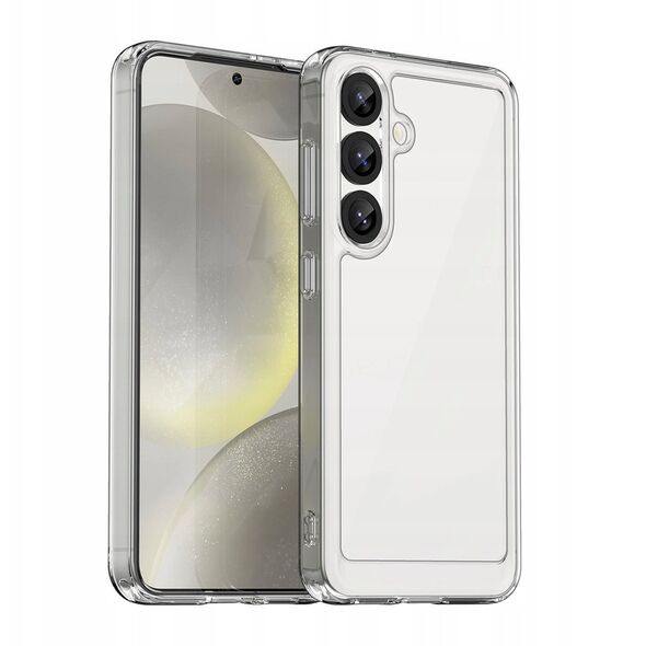 Θήκη Outer Space Case με ζελατινώδες πλαίσιο για Samsung Galaxy M06 5G - διαφανές