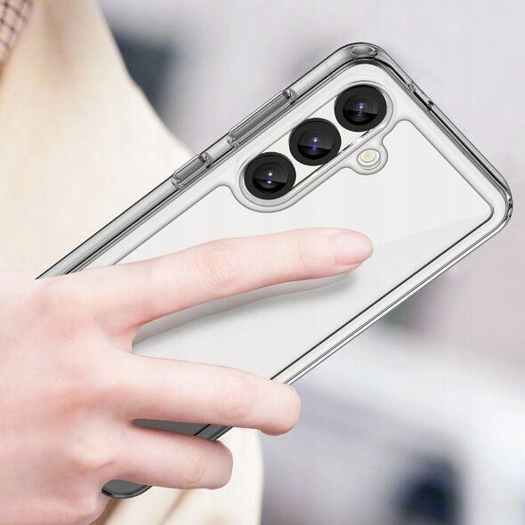 Θήκη Outer Space Case με ζελατινώδες πλαίσιο για Xiaomi Poco F7 Pro - διαφανές