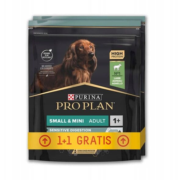 PRO PLAN PIES 700g+700g SMALL MINI ADULT ΑΡΝΙ ΕΥΑΙΣΘΗΤΗ ΠΕΠΤΙΚΗ ΛΕΙΤΟΥΡΓΙΑ