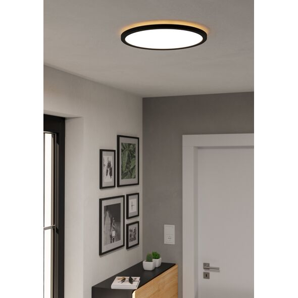 Φωτιστικό οροφής LED EGLO ROVITO-Z IP44 22.5W RGB 2700-6500K 2300lm μαύρο O39 τηλεχειριστήριο/APP