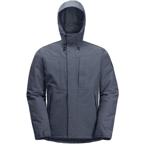 Μπουφάν με επένδυση Jack Wolfskin Snowy Park Jkt - νυχτερινό μπλε