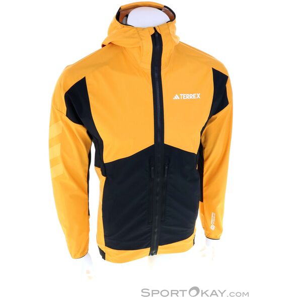 Kurtka skiturowa adidas TERREX Techrock Softshell Jacket - preyel/black