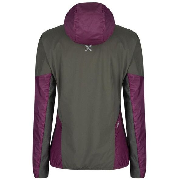 Γυναικείο μπουφάν σκι Montura Alpha Evo Jacket - sage green/wine red
