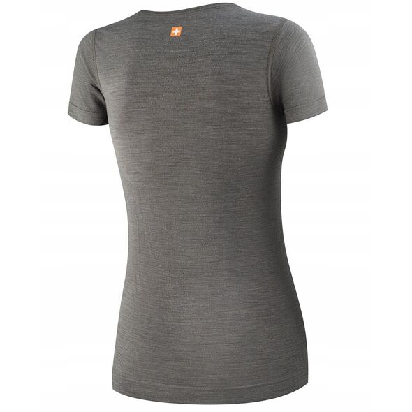 Γυναικείο μπλουζάκι με κοντό μανίκι OUTDOOR WOOL PRO γκρι S - GÓRY 9