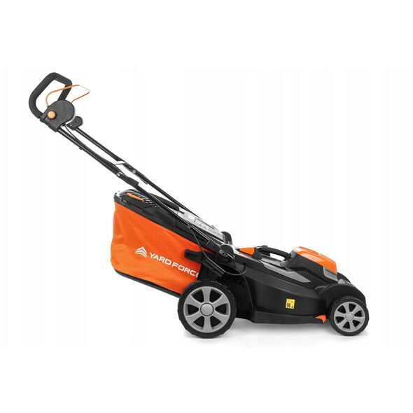 χλοοκοπτική μηχανή μπαταρίας 2x20v, 2x5,0ah, 44 cm
