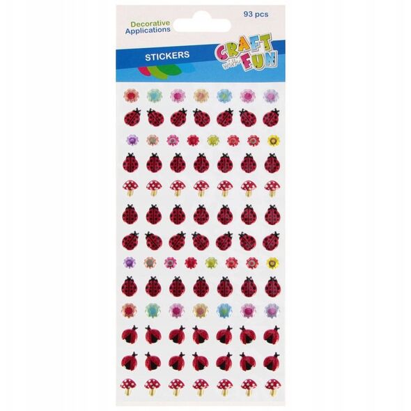 ΑΥΤΟΚΟΛΛΗΤΑ PUFFY ΠΑΣΧΑΛΙΤΣΕΣ 93ΤΕΜ Craft with Fun PBH 12/288