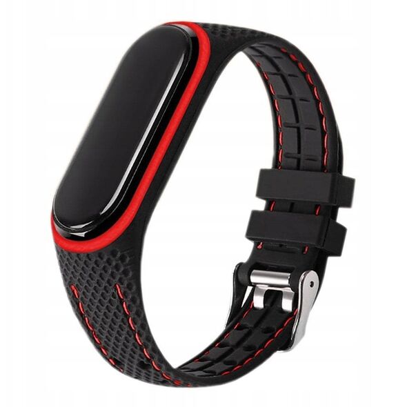 Λουράκι από ελαστομερές LIFESTYLE για XIAOMI Mi Band 7 μαύρο (04)