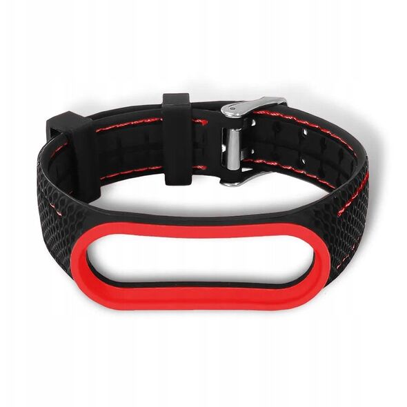 Λουράκι από ελαστομερές LIFESTYLE για XIAOMI Mi Band 7 μαύρο (04)