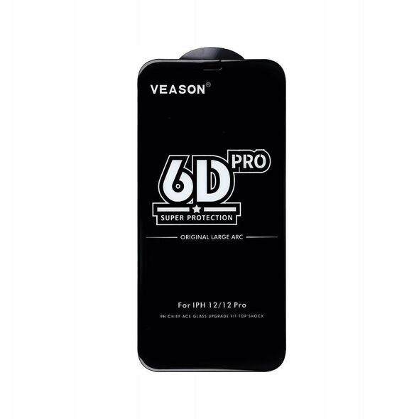 Σκληρυμένο Γυαλί 6D Pro Veason Glass - για Motorola G04 / G24 / G24 Power / E14 μαύρο