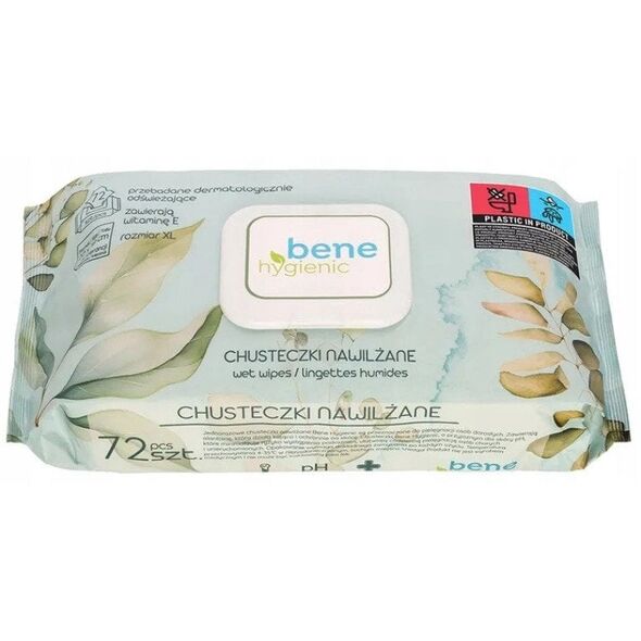 Delikato ΥΓΡΑ ΜΑΝΤΗΛΑΚΙΑ ΜΕ ΒΙΤΑΜΙΝΗ Ε, XXL 72 τεμ. BH0900
