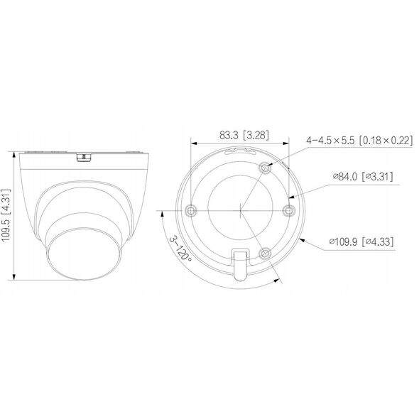Kamera IP Dahua IPC-HDW2849T-S-LED-0280B-PRO