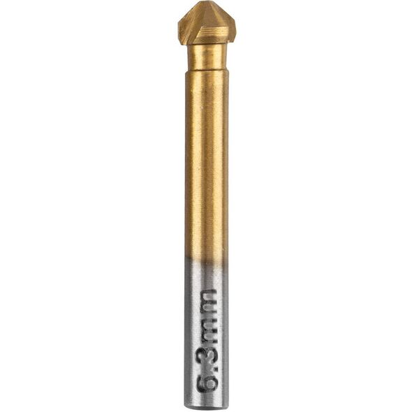 Wiertła fazujące stożkowe pogłębiacze TiN, 6.3-20.5 mm, zestaw 6 szt.