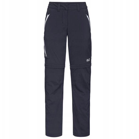 Jack Wolfskin Overland Zip Away Pants W 1506133-1388 Granatowe 36