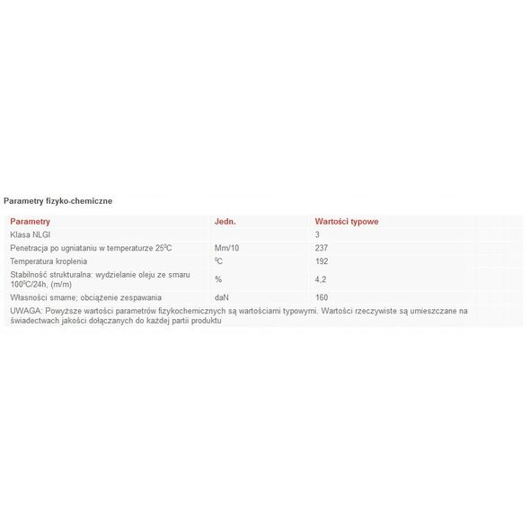 Γράσο για ρουλεμάν λιθίου LITEN LT (9KG), -30/+130°C, DIN 51 502: K3K-30, ISO 6743-9: CCHA-3, NLGI 3