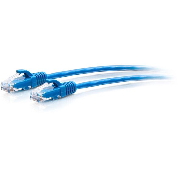 Καλώδιο δικτύου Ethernet C2G 1ft (0.3m) Cat6a χωρίς θωράκιση (UTP) Slim - Μπλε - Καλώδιο Patch - RJ-45 (M) σε RJ-45 (M) - 30 cm - 4.8 mm - UTP - CAT 6a - χωρίς γάντζο, διαμορφωμένο - Μπλε