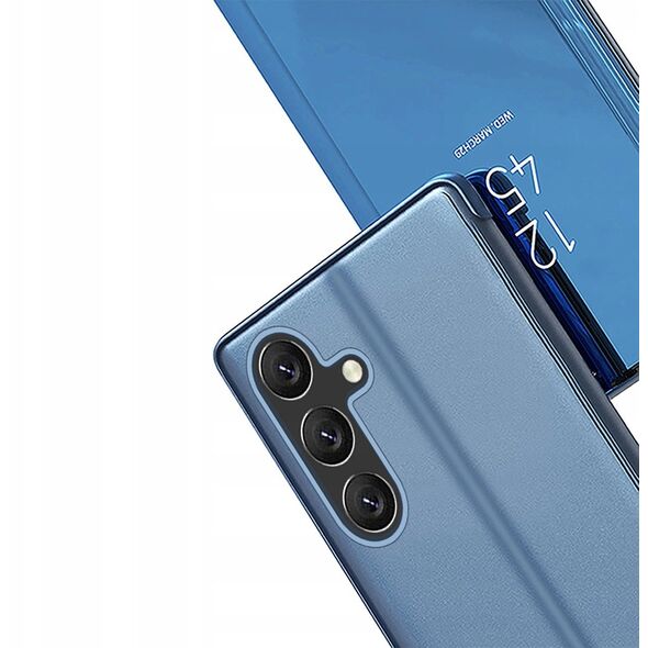 Θήκη Clear View Case για Samsung Galaxy A36 με καπάκι - μπλε