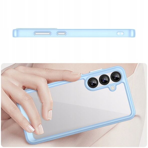 Θήκη Outer Space Case για Samsung Galaxy A36 με ελαστικό πλαίσιο - μπλε