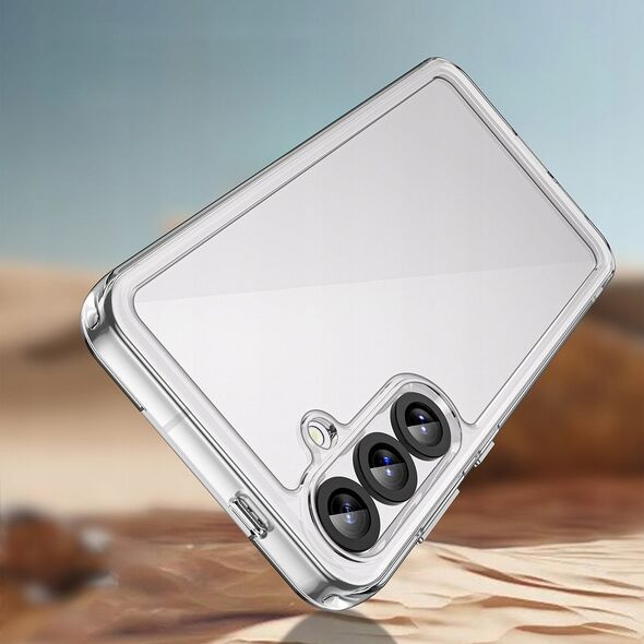Θήκη Outer Space Case για Samsung Galaxy A36 με ελαστικό πλαίσιο - διαφανές