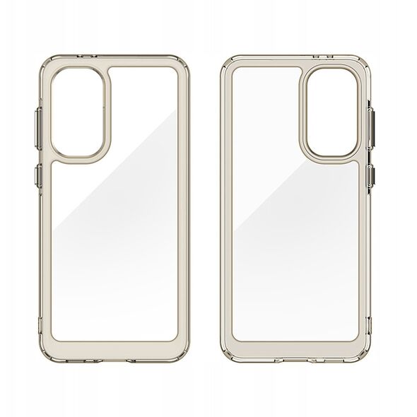 Θήκη Outer Space Case για το Samsung Galaxy A36 με ελαστικό πλαίσιο - ημιδιαφανές, μαύρο