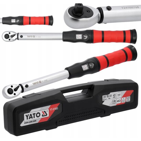 ΔΥΝΑΜΟΚΛΕΙΔΟ YT.TORQUE 3/8" 20-120Nm