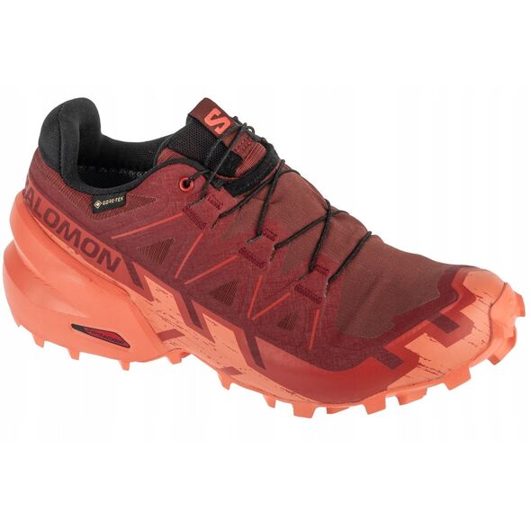 Γυναικεία παπούτσια trail Salomon Speedcross 6 GTX - rum/red/clay