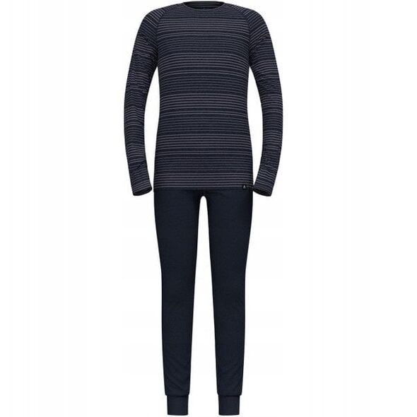 Παιδικά θερμοενεργά εσώρουχα Odlo Active Warm Eco Set Long – dark sapphire/gray ridge