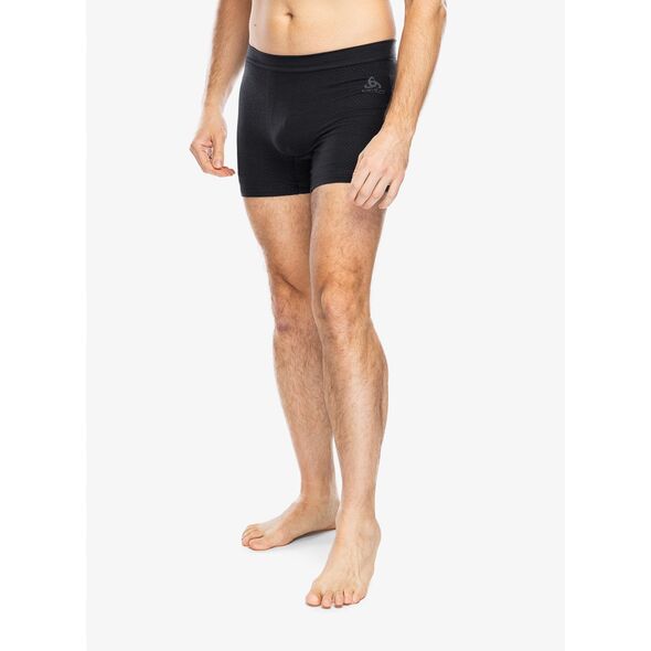 Θερμοενεργά μποξεράκια Odlo Merino PW 140 Seamless Boxer - black
