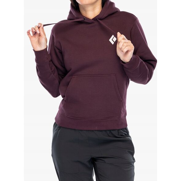 Γυναικεία μπλούζα με κουκούλα Black Diamond Equipment For Alpinists PO Hoody - μπορντό
