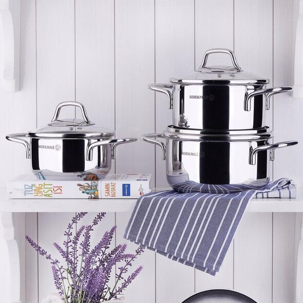 Κατσαρόλα για μαγείρεμα KORKMAZ Perla Ø28cm, KRA1572, 8,5 l