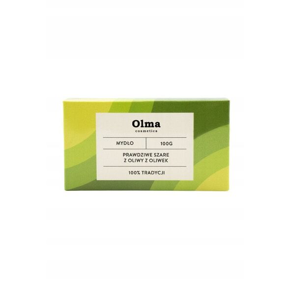 OLMA COSMETICS_Αληθινό γκρι σαπούνι από ελαιόλαδο 100g