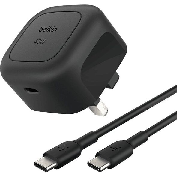 Belkin BOOST Charge USB-C 45W PD PPS+USB-C Kab.sw.WCA013kq1MBK-B6