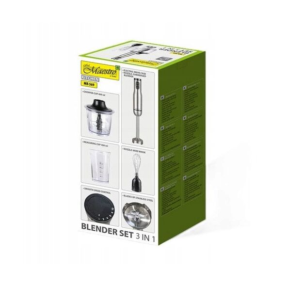 Πολυλειτουργικό μπλέντερ 1000W MR-569 NEW MAESTRO
