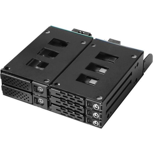 Πίσω πλαίσιο JOUJYE JJ-N-2937NVMe16 για 2x2,5 ίντσες NVMe U.2 + 3x2,5 ίντσες HDD/SSD SATA3/SAS3 έως 12Gbps MiniSAS HD SFF8643 σύνδεση