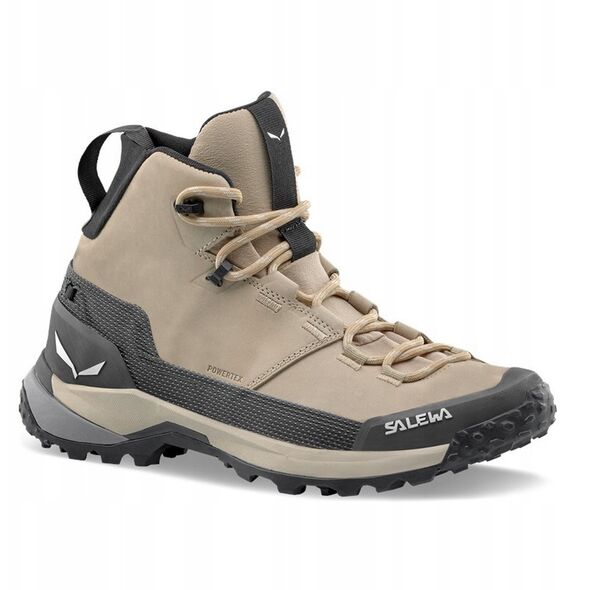 Γυναικεία μποτάκια SALEWA puez δερμάτινα mid ptx - quicksand-onyx - uk 5 (38)