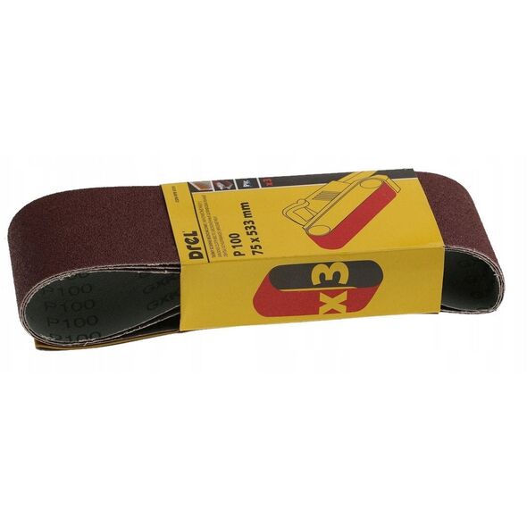 Λειαντική ταινία P100, 75 x 533, 3 τεμ.