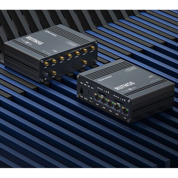 Teltonika Διπλό Modem Router | RUTM56 | 802.11ac | 10/100/1000 Mbit/s | Θύρες Ethernet LAN (RJ-45) 4 | Υποστήριξη Mesh Ναι | MU-MiMO Ναι | Χωρίς κινητή ευρυζωνικότητα