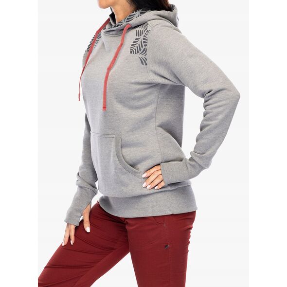 Γυναικεία μπλούζα με κουκούλα Ocun Hoodie - γκρι paloma/silverscone