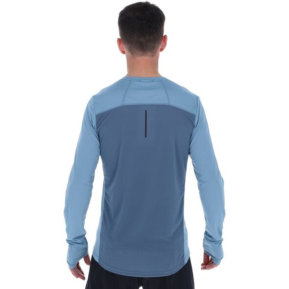 Μπλούζα τρεξίματος Inov-8 Performance Long Sleeve - μπλε γκρι/σχιστόλιθος