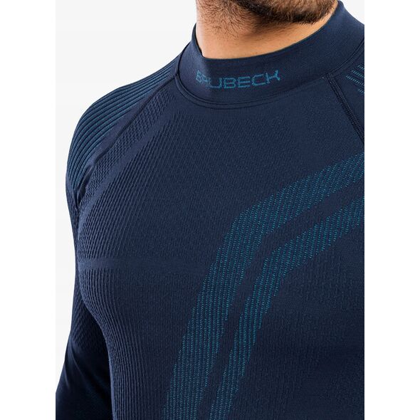 Ανδρική θερμική μπλούζα Brubeck Thermo Wool by Pustelnik - navy blue