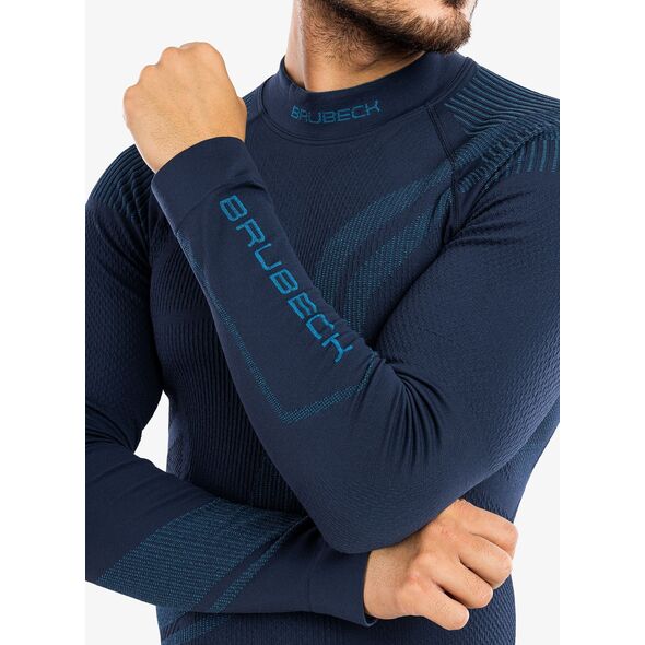 Ανδρική θερμική μπλούζα Brubeck Thermo Wool by Pustelnik - navy blue