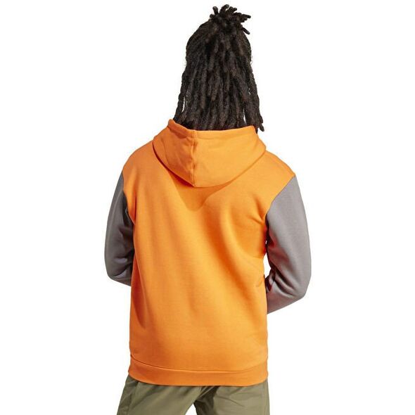Φούτερ με κουκούλα adidas TERREX Multi Large Logo Hoody - ημι-πορτοκαλί/ανθρακί