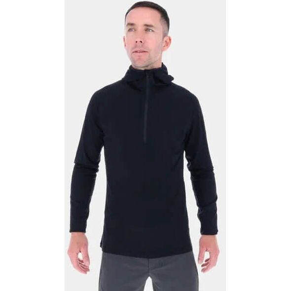 Φούτερ με φερμουάρ Inov-8 Merino Hoodie HZ - μαύρο