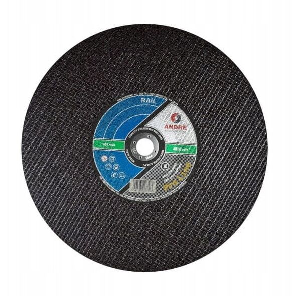 ΔΙΣΚΟΣ ΜΕΤΑΛΛΟΥ ANDRE 350 x 3.5mm x 32mm RAIL 100 PRO LINE 95A24RBF ΓΙΑ ΣΙΔΗΡΟΔΡΟΜΙΚΕΣ ΡΑΓΕΣ