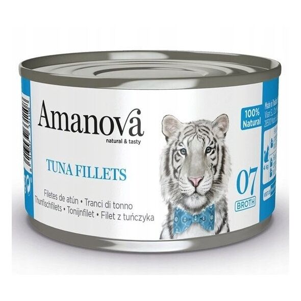 Φιλέτα τόνου Amanova Kot σε ζωμό κονσέρβα 70g